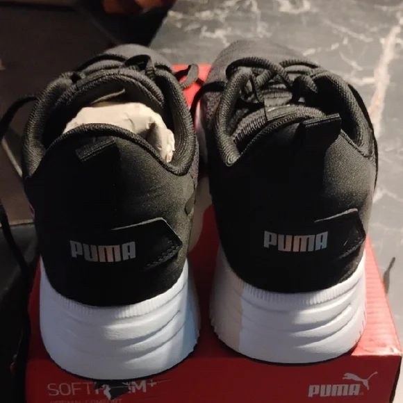 New In Box Puma Black and Pink Athletic Shoes - Picture 4 of 5